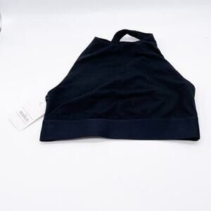Auden‎ Unlined Crossback Bralette XS Black Cotton & Elastane